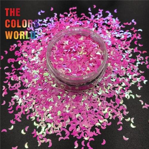 TCT-551 Moon 3MM Nails Glitter Nail Art Decoration arcoíris Body Art arte de uñas Tumbler DIY Crafts Festival Nail Accessories