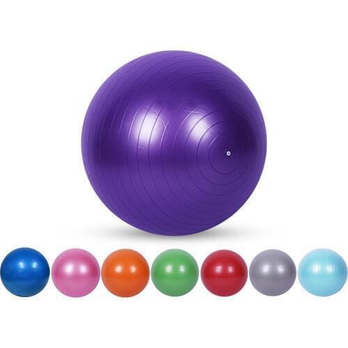Mounchain Yoga Exercise Ball Anti-Slip Ball Chair Anti-Burst Balance Ball Extra Thick Birthing Ball with Pump