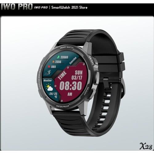 IWO PRO X28 360*360 HD Screen Smart Watch 3ATM Waterproof Sport Fitness Activity Tracker 2021 Smartwatch 1.32 for Men Women