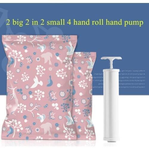 Vacuum Compression Bag Buggy Bag Organizing Folders Cotton Quilt Bag Down Jacket Household Clothes Bag Bag Pressure Extraction