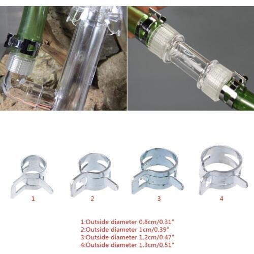 1 PC Computer Water Cooling Pipe Clamp Elasticity Clip For OD 8/10/12/13mm Hose T3LB