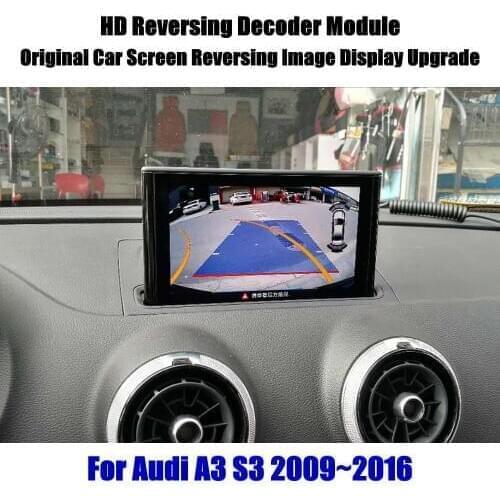 Car Front Rear View Backup Reverse Parking Camera For Audi A3 8P 8V Sportback MMI 3G 2009-2020 2010 Decoder Full HD Accessories