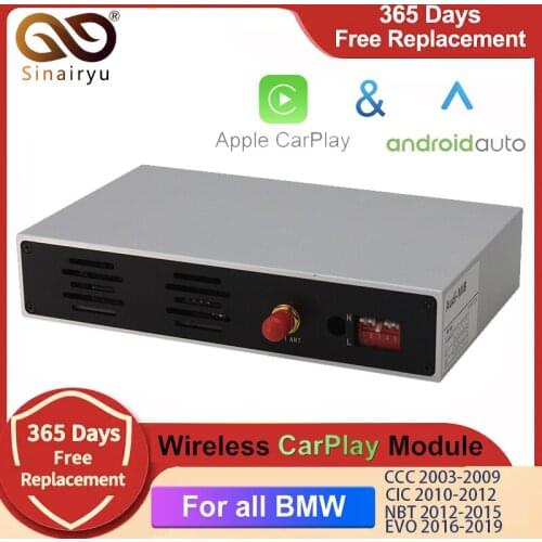 Wireless Apple CarPlay Interface Box Android Auto Module For BMW Series 1 2 3 4 5 6 7 Mini X1 X3 X4 X5 X6 X7 i3 i8 CIC/NBT/EVO