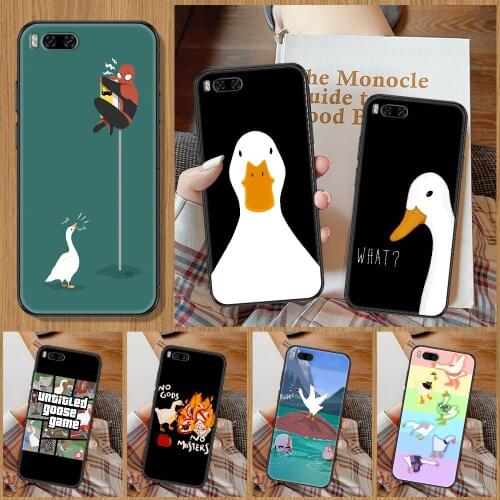 Untitled Goose Duck Game Phone Case For Xiaomi Mi Note 8 9 10 11 9T 10T A3 Lite Pro Ultra black tpu hoesjes luxury prime