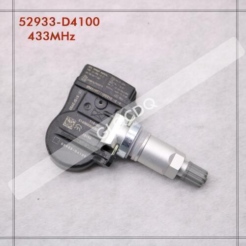 TIRE SENSOR FOR 2017-2023 HYUNDAI VELOSTER 2020 KIA SOUL 433MHz 52933-D4100 52933-2F000 TPMS UNIVERSAL TIRE PRESSURE SENSOR