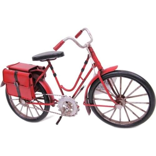 Decorative Metal Bicycle Bag- Trinket, Miniature, Gift, Nostalgic, Vintage, Handmade Hand Painted, high Quality Durable Material