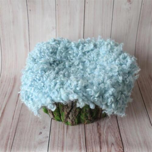 Baby Flokati rug blanket Newborn wool curly blanket layer fabric Newborn Baby basket filler stuffer