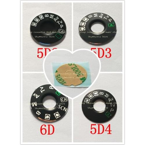 For Canon 600D 60D 700D 70D 80D 5DSR 5DS 7D 7DII mode dial pad, turntable patch, tag plate nameplate Camera repair