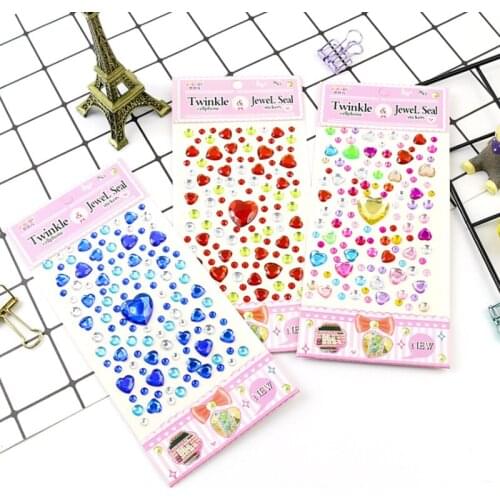 Gypsophila Acrylic Drill Sticker Kawaii DIY Mobile Phone Decor Notebooks Accessories Supplies Child Stationery