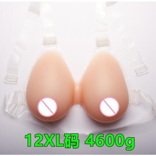 Cosplay 4600g droplet type Artificial Silicone Breast Forms Fake Breasts For Crossdresser Postoperative Drag Queen Transvestite