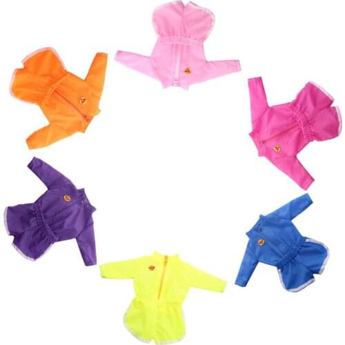 Doll Clothes Sports Two-Piece Set Swimsuit Sets Fit 18 Inch American& 43Cm Baby New Born Doll For Our Generation Doll Daily Life