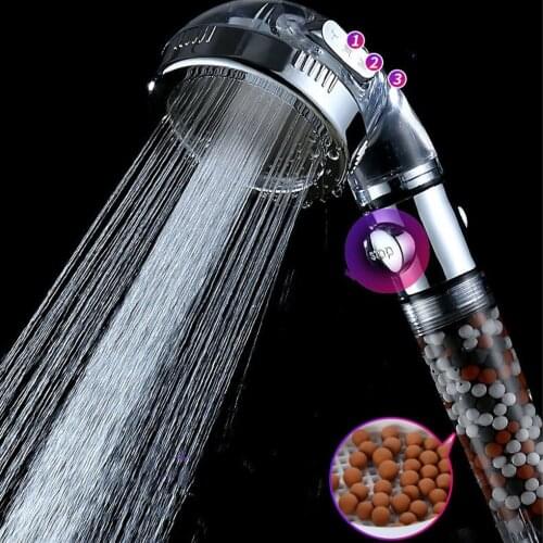 Multifunction Bathroom Shower Head Adjustable Handheld Showerhead Universal Plastic Water Sprayer With Multiple-Layer Filter