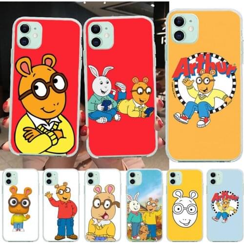 CUTEWANAN Cartoons Arthur Read Soft Phone Case Cover for iPhone 11 pro XS MAX 8 7 6 6S Plus X 5S SE 2020 XR cover