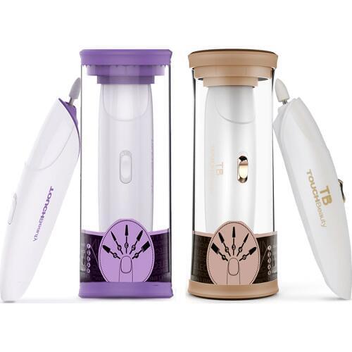 TOUCHBeauty Manicure and Pedicure Set 5 in 1 Wireless Nail Drill with LED Light Nail Buffer Nail File Polish Tool TB-1333