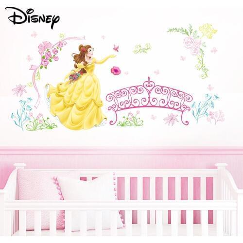 Disney Princess stickers childrens room girls bedroom cartoon baby room bedside decoration stickers
