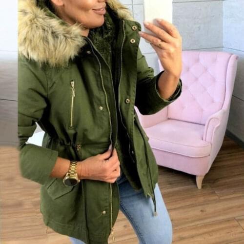 New Down Jacket Female Women Winter Coat Thickening Jacket Women Outwear Slim Parkas Hoodie Long Fur Collar Warm Parkas пуховик