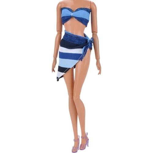 New Arrival 1/6 scale Doll Clothes for 12" Doll bikini Swimwear Bathing Suit Dress Up Dollfle Clothes Toy Gift Dolls Accessories