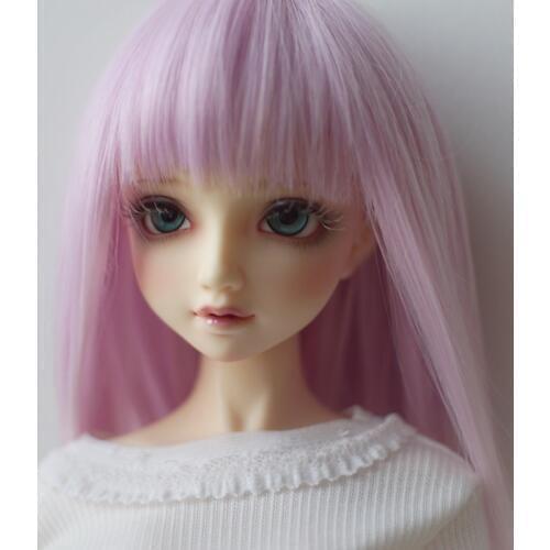Factory Offer Bjd Doll Wig SD Doll Hair 1/3 1/4 1/6 Purple White Gradient Wig Hair for BJD Doll Diy Accessory