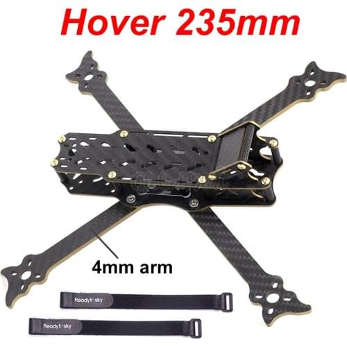 Hover 235 235mm 5" Carbon Fiber Quadcopter Frame with 4mm Arm Support 2204 2205 motor for FPV Freestyle Racing Drone Nova 235mm