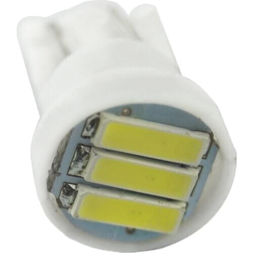 T10 1.5W 7014 7020 3SMD Car Clearance Lights Led White Auto License Plate Bulbs Super Bright Dashboard Lights