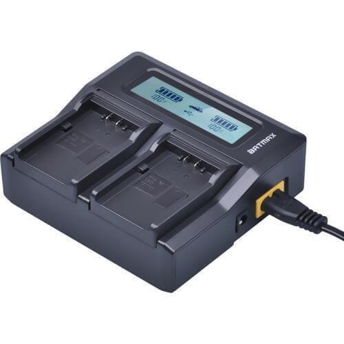 Ultra Quick LCD Dual Battery Charger for Panasonic VW-VBD58 VBD29 VBD58 VBD78 D54S Battery Panasonic AJ-HPX260MC,HPX265MC,PX270