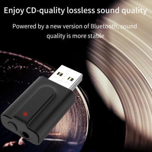 USB Bluetooth Transmitter Receiver 2 In 1 Bluetooth 5.0 TV Computer Wireless Audio Bluetooth Adapter