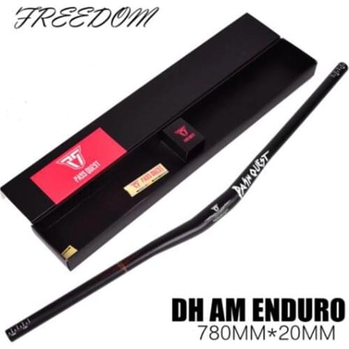 Bicycle handlebar FREEDOM 780mm RISE 20mm AL7050 alloy mountain bike downhill DH AM FR ENDURO bike handlebar accessories 31.8MM