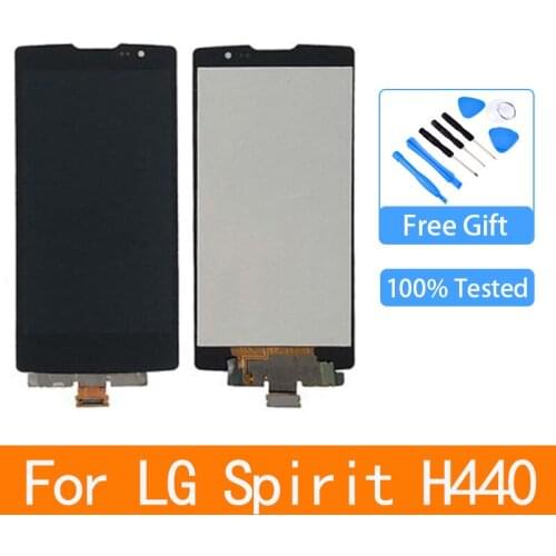 For LG Spirit H440 H442 H420 c70 H422 H440N H440Y LCD Display Touch Screen Digitizer Assembly Replacement