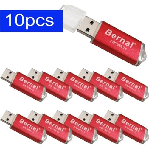 10pcs/LOT USB 2.0 Pendrive Card Usb Flash DriveS Metal Pen Drive Gift Usb Stick Real Capacity Disk On Key free shipping