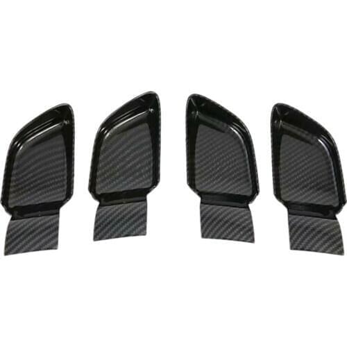 4Pcs Car Inner Handle Frame Inner Door Bowl Sequin Sticker Decoration for Hyundai Sonata 2020 2021