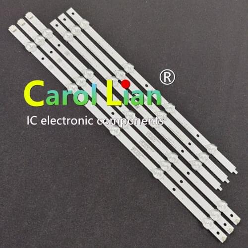 9LED(3V) 840 milímetros tira conduzida Luz de Fundo para Aoc 43s5295 43PFG5813 43PFG5813/78 43PFF5292 CEJJ-LB430Z-9S1P-M3030-D-1
