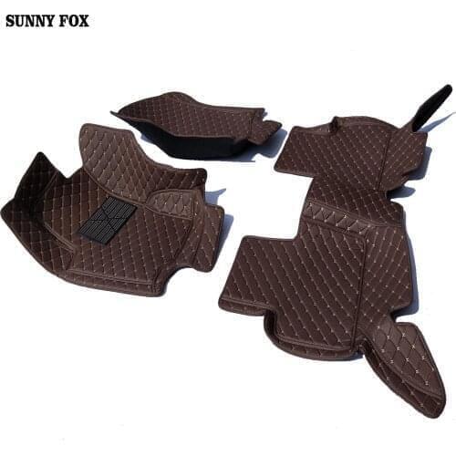 Car floor mats for Hyundai Santa Fe ix35 Tucson Elantra Sonata Verna Accent Solaris 5D car-styling carpet liners
