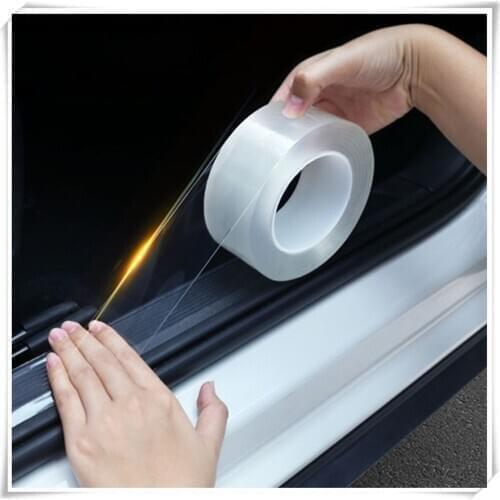 3m Car Stickers Interior Protector Film Door Edge for Volkswagen PTouareg Touran Beetle CC Magotan MK7 Golf 7 Skoda