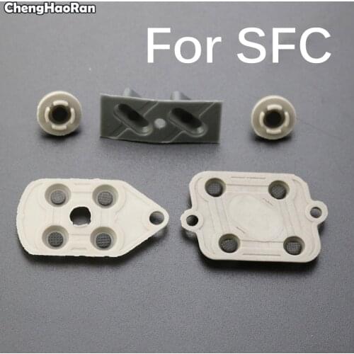 ChengHaoRan For SFC Conductive Rubber Silicon Pads Controller Repairs For Super Nintendo SNES for SFC 1set