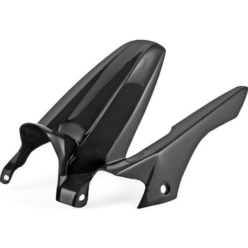 For Yamaha FZ 07 MT 07 Motorcycle Carbon Fiber Rear Tire Fender Hugger Mudguard 2014 2015 2016