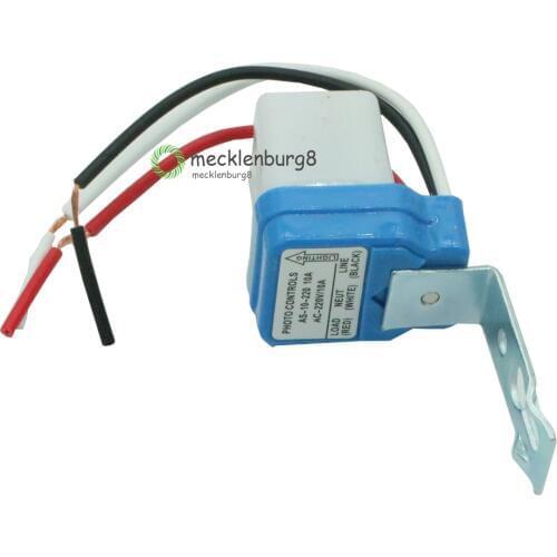 Automatic on Off photocell street light switch AC 220V 50-60 Hz 10A photo Control Photoswitch sensor switch