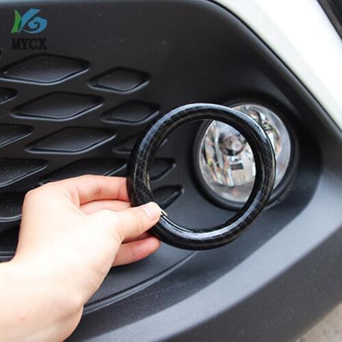 Chrome front fog lights fog lamp cover trim For Toyota C-HR CHR 2016 2017 2018 2019 2020 car exterior accessories