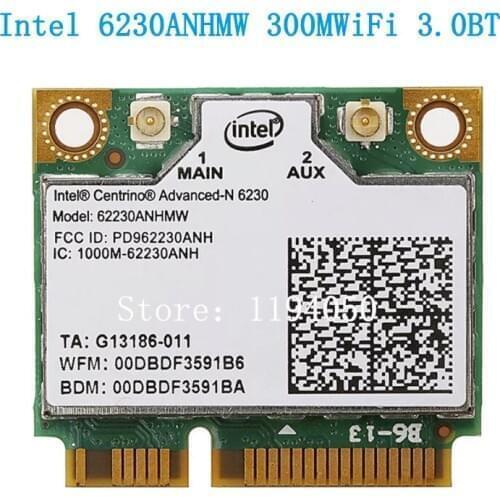 Intel 6230 Centrino Advanced-N 6230 62230ANHM Dual Band Wifi Bluetooth pci-E