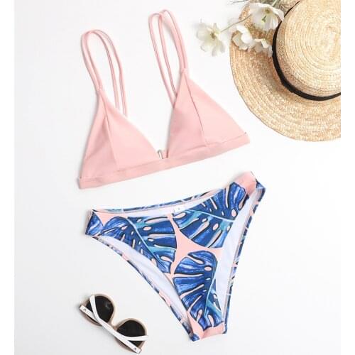 Printed Swimwear Womens Bikini Set Sexy Comfortable Swimsuit Beachwear Swimming Suit For Women Maillot De Bain Femme
