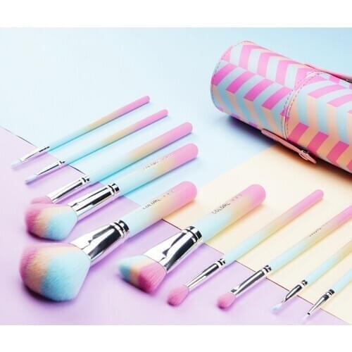 Make up Brush5/7/10Pcs Lavender Makeup Brushes Set Full Set Of Loose Powder Eye Shadow Foundation High-Appearance Beauty