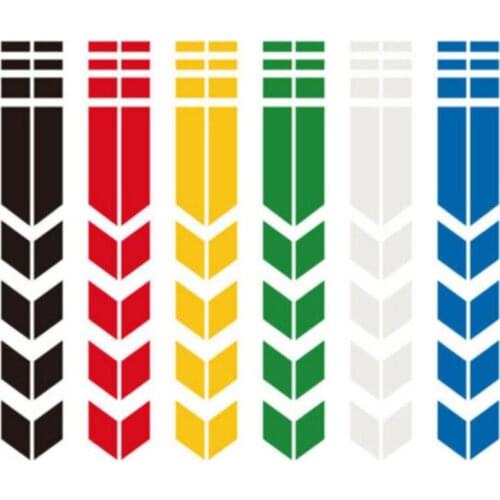 Motorcycle Arrow Stripe Stickers Fender Paste Waterproof Oilproof Reflective Universal Motorbike Tape Decal