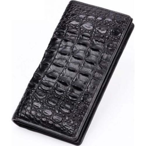LINSHE wallet male long crocodile men wallet The head The new men wallet More screens crocodile leather Vertical