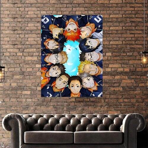 Wall Artwork Haikyuu Canvas Paintings HD Printings 1 Panel Home Decor Anime Posters For Living Room Modular Pictures Framework