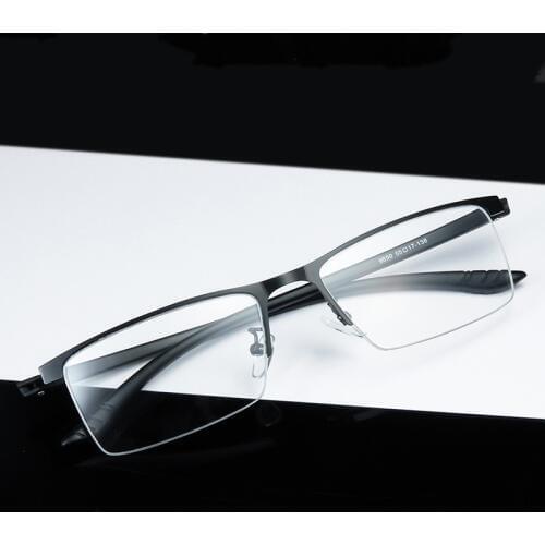 Oversized Business Type glasses Frame for Men Pure colour TR90 Super Light Male Grade Glasses Frame Transparent Glasses Rx