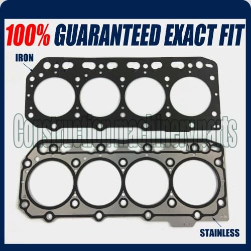 4TNE82 Cylinder Head Gasket For Yanmar Excavator Tractor Engine Repair Parts