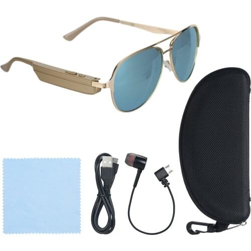 A9 Smart Glasses BT Stereo Headset Polarized Sunglasses with Mic for Riding Driving Fishing Running Golf Outdoor Activities