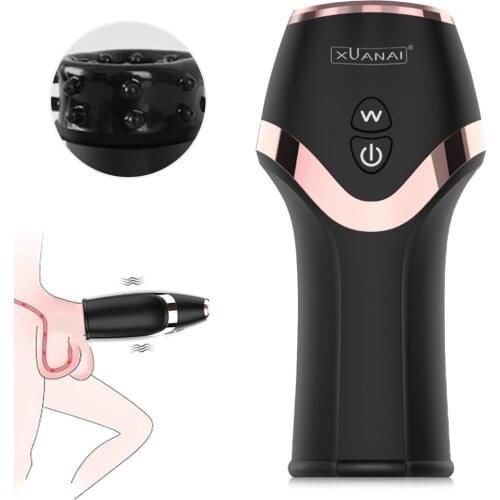 Taoboo Penis Trainer Vibrator Sex Toys for Men Male Masturbator Delay Ejaculation Stimulate Glans Vibrating Massager Pussy 18