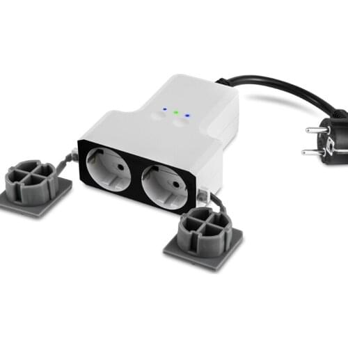 NEW Dual WIFI Smart Waterproof Socket IP44 Outdoor Smart Plug Outlets Tuya Works with Life Home App Timer Voice Remote Control