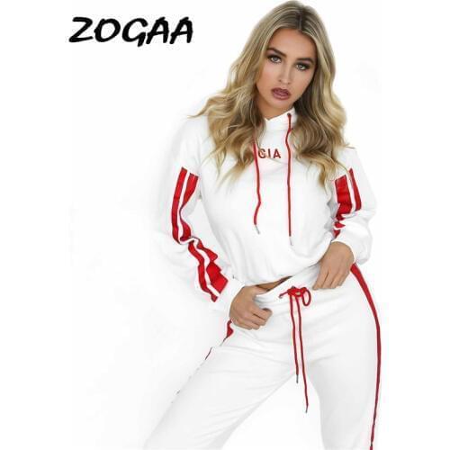 ZOGAA Causal Long Sleeve Top And Pants 2 Pieces Set Women Tight Long Sleeve Top And Tracksuit Shorts Sets Casual Women 2 Pcs Set
