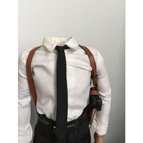 1/6 Soldier Weapon Holster Invisible Gun Bag Gun Belt Special Agent Equipment F 12'' Action Figure Model Figure Toy Accessories